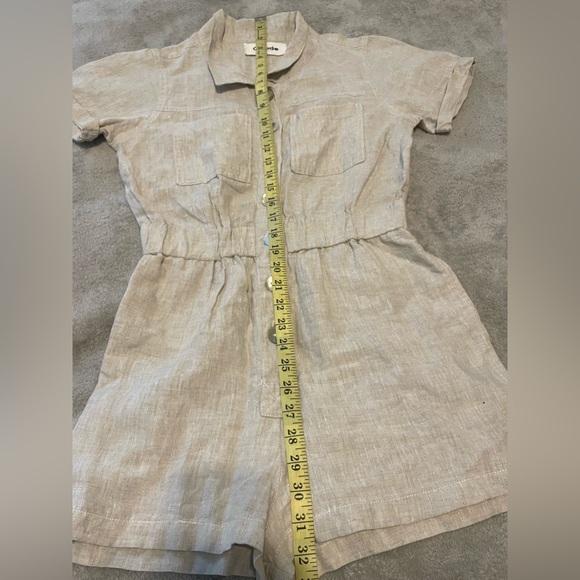 Claude Beautiful Rubie Linen Jumper NWOT, Beige Size Small,Measurements included - Picture 6 of 10